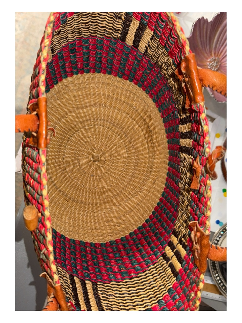 Woven Beach Bag - Woven Purse - Picture 3 of 3